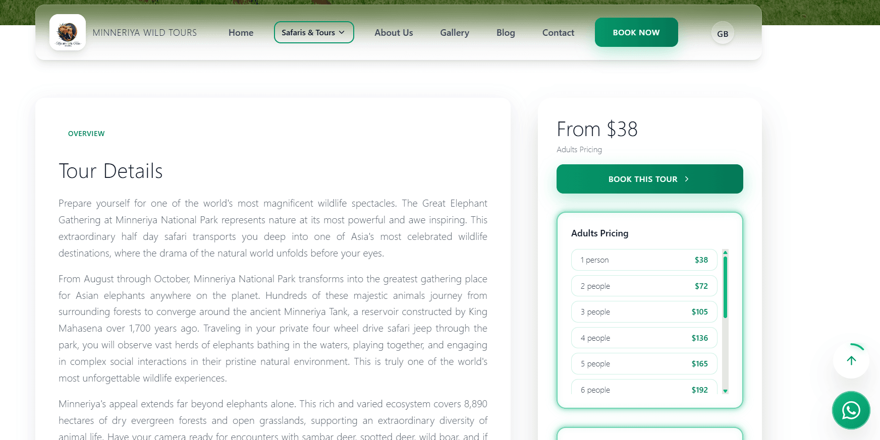 Minneriya Wild Tours screenshot 1