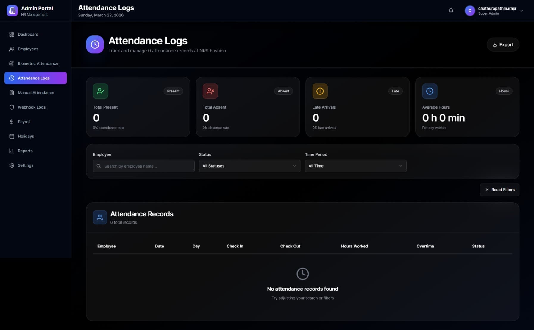 Professional Employee Management System screenshot 2