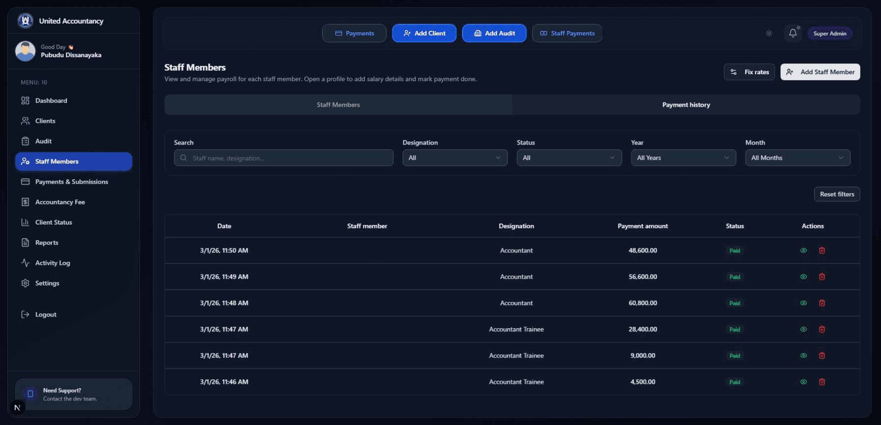 United Accountancy screenshot 2